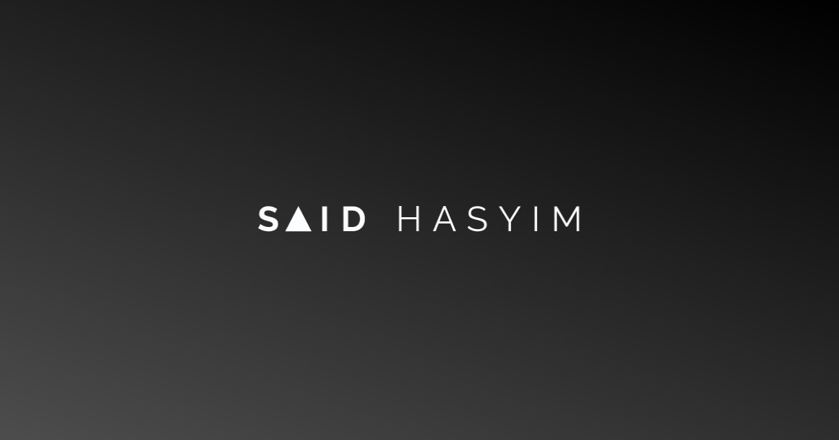 Exploring the Meaning of Work through Service | Said Hasyim